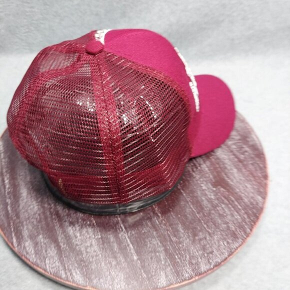 Alabama Embroidered Trucker Hat Red Mesh Snapback Cap Roll Tide  Houndtooth - Picture 5 of 11